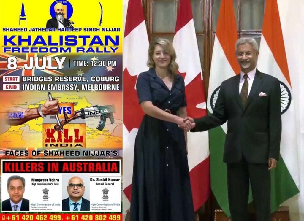 Unacceptable Canada On Khalistani Posters Threatening Indian Diplomats