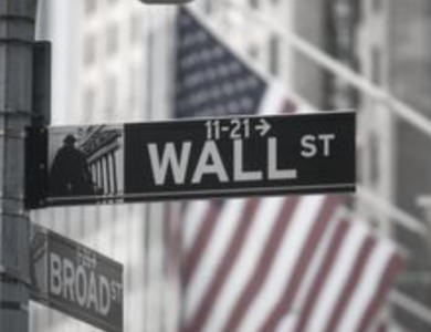 wall street road sign OR mckinsey building in new york