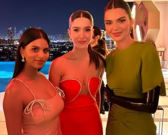 Suhana Khan, Shanaya Kapoor Meet Kendall Jenner IndiaWest India West