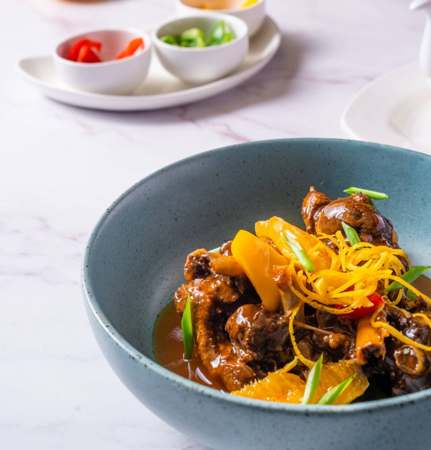 Sliced Duck in Orange Sauce - IndiaWest - Vimarsana News