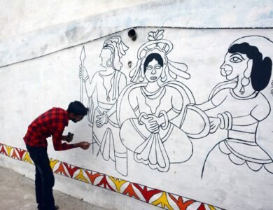Politicians Failing Madhubani Artists