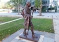 Khalistanis-Deface-Mahatma-Gandhi-Statue-In-Canada-Spray-Graffiti-Against-Modi-India-West-IndiaWest