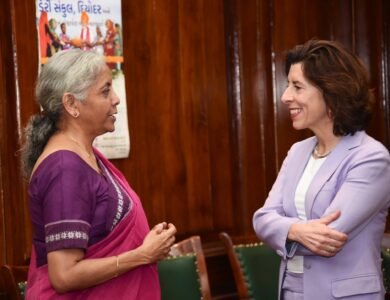 Sitharaman-–-Raimondo-Meet-In-Delhi-IndiaWest-India-West