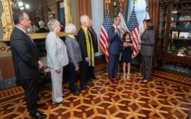 Veep-Kamala-Harris-Swears-In-Eric-Garcetti-As-Envoy-To-India
