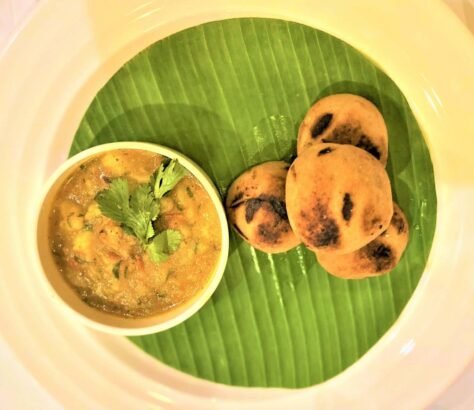 Amaranth-And-Peas-Vada-Sala-IndiaWest-India-West