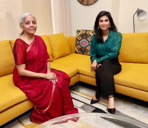 Powerful-Women-Nirmala-Sitharaman-Meets-IMFs-Gita-Gopinath-IndiaWest