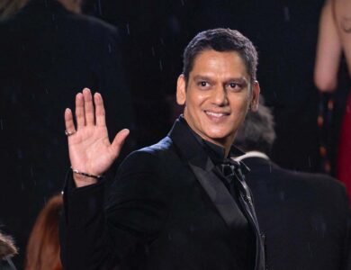 Cannes-Vijay-Varma-Looks-Suave-In-Black-Suit India West