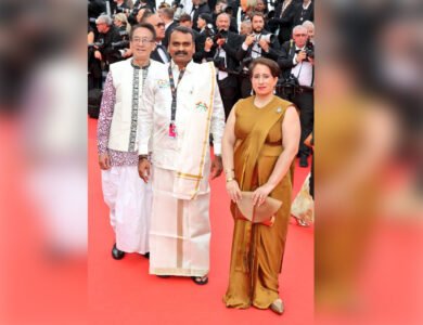 Union-Minister-Murugan-Puts-The-Veshti-On-The-Red-Carpet India West