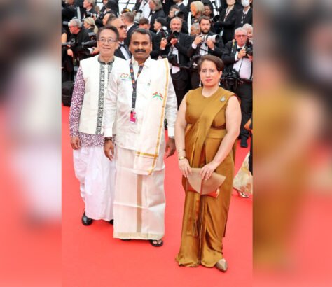 Union-Minister-Murugan-Puts-The-Veshti-On-The-Red-Carpet India West