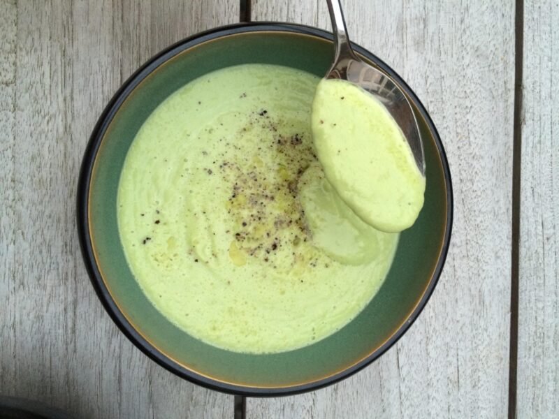 Avocado-Spinach-Soup- India WEst
