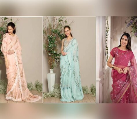 Embracing-The-Linen-Saree-Trend India West