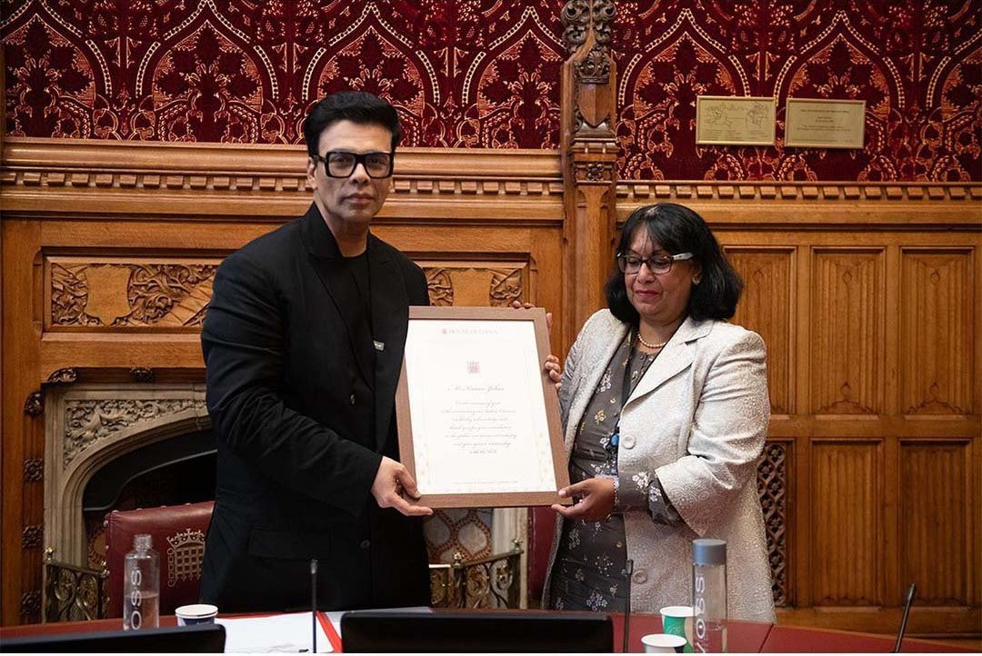 Karan-Johar-Honored-By-UK-Parliament. India West