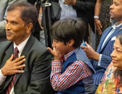 Ken-Mathew-Sworn-In-As-Stafford-TX-Mayor India West