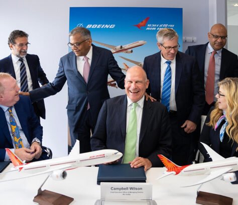 Paris-Air-Show-Dominated-By-Indian-Carriers-Air-India-Signs-Deal-With-Boeing. India West