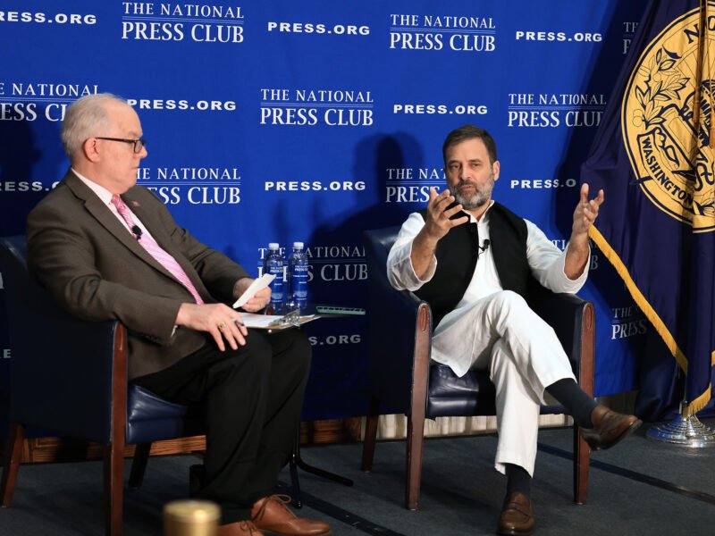Rahul-Gandhi-Talks-To-Journalists-Says-Democracy-In-Peril-In-India-Its-Collapse-Will-Affect-World India West