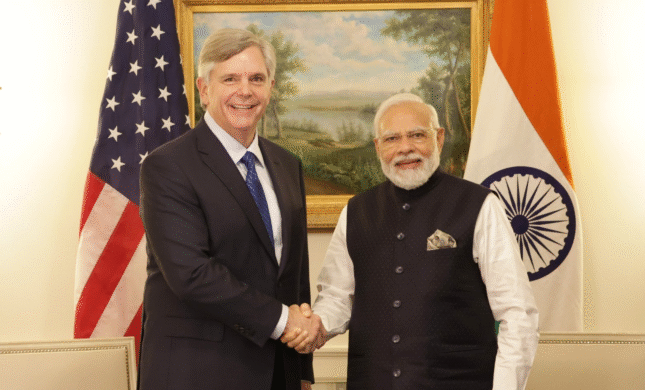 US-India-Business-Gujarat-Gets-Micron-Techs-2.75-Bln-Semiconductor-Facility-GE-Signs-MO India West