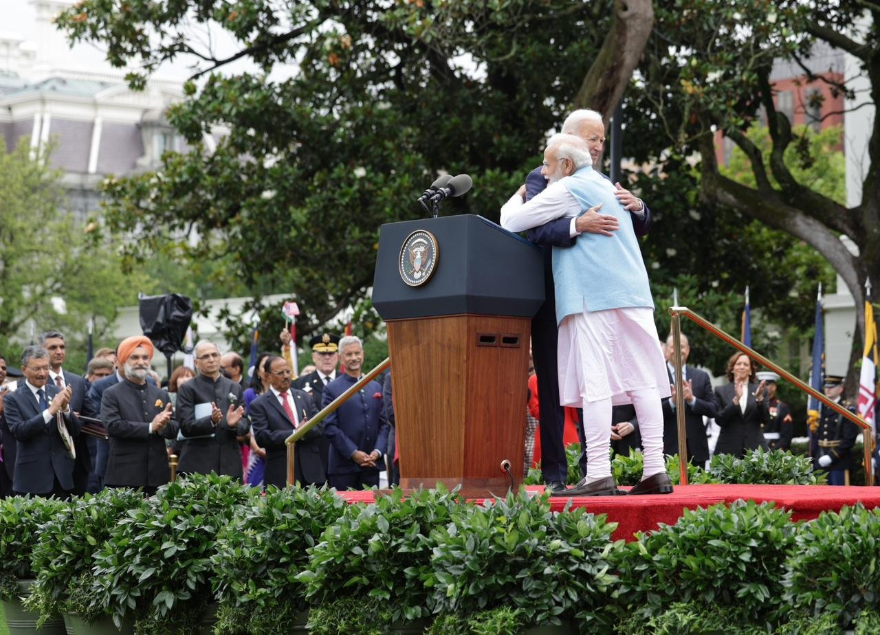 White-House-Hosts-Reception-On-South-Lawn-As-Biden-Welcomes-Modi India West
