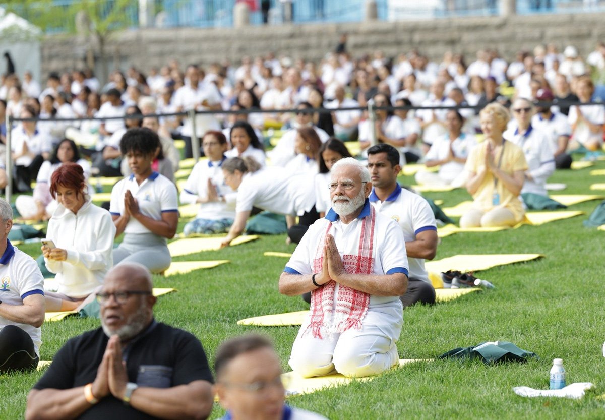 Yoga-Day-At-UN-Sets-Record India West