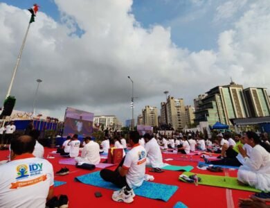 Yoga-Day-Event-In-Surat-Sets-Guinness-World-Record India West