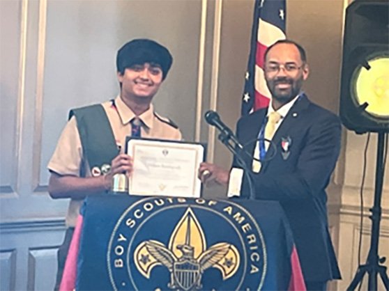 Vivaan-Bendapudi-Gets-Eagle-Scout-Service-Project-Of-The-Year-Award India West