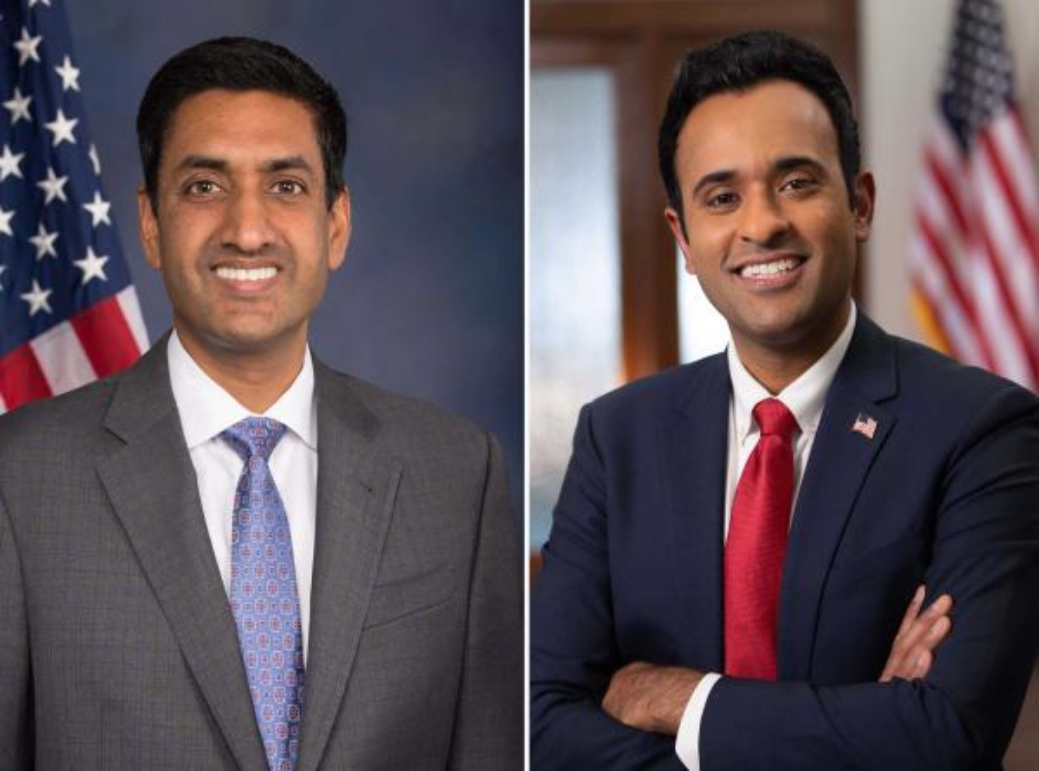 Ambitious Politicians Ro Khanna, Ramaswamy Set For Face-Off