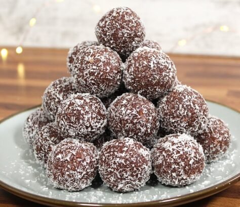 Chocolate Coconut Laddoo