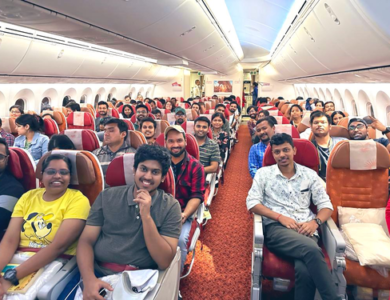 First Batch Of Indians Fly Back Safely From Israel