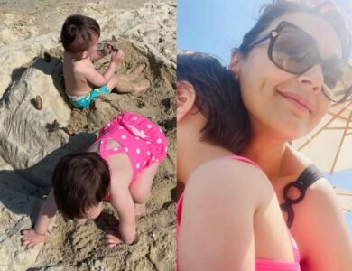 Preity Zinta Enjoys Beach Day With Kids In Los Angeles