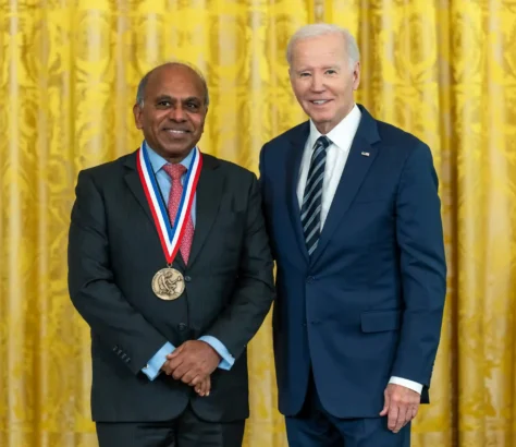 Scientists Subra, Gadgil Get National Medals From President Biden