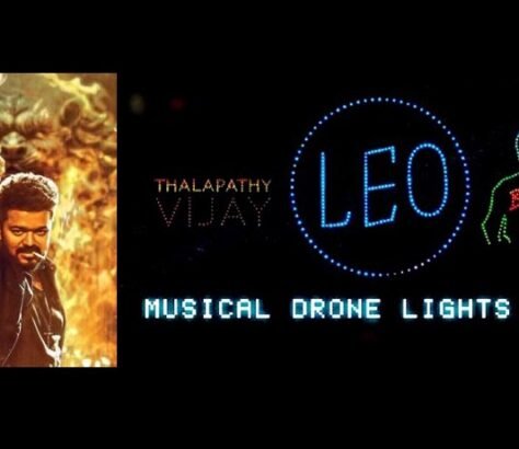 Thalapathy Vijay Takes Promotions To Next Level With Musical Drone Show