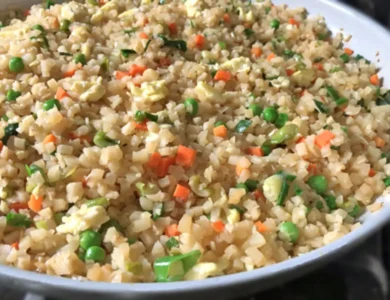 Cauliflower Rice With Mixed Vegetables