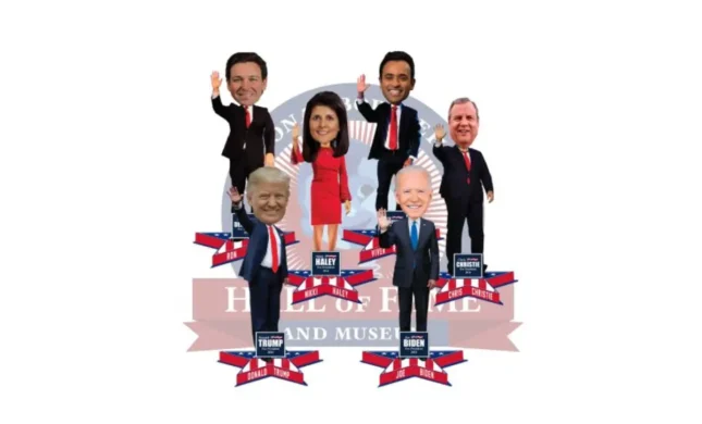 Nikki, Vivek Get Their Own Bobbleheads
