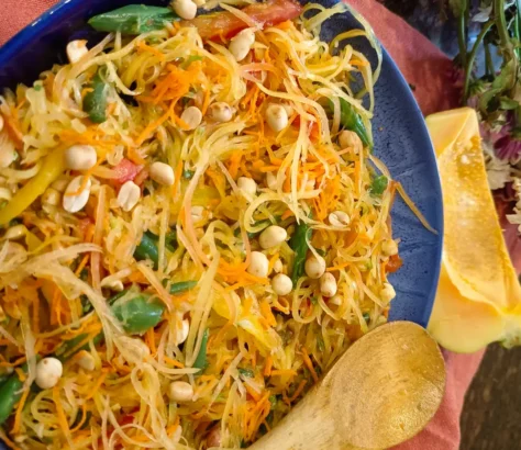 Raw Papaya Salad