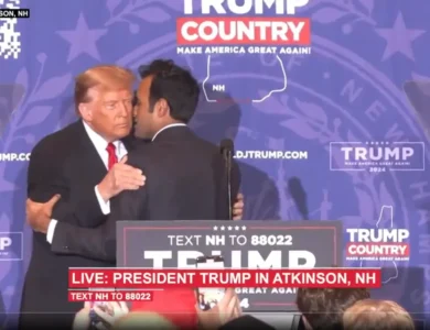 Vivek And Trump Cozy Up