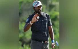 Golf: Theegala Slips To 20th At Pebble Beach