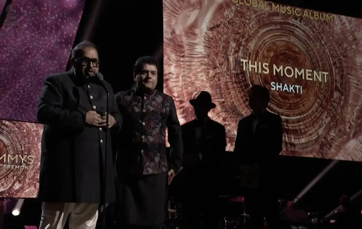 Grammy - Shankar Mahadevan Lauds India, Wife In Speech