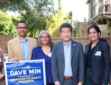 Beras Hold Fundraiser for David Min Running For Congress