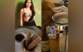 Tejasswi Chows Down Mexican Food In California