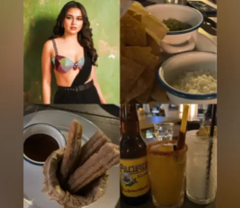 Tejasswi Chows Down Mexican Food In California