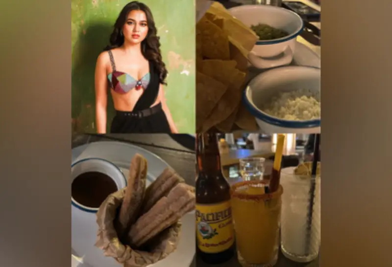 Tejasswi Chows Down Mexican Food In California
