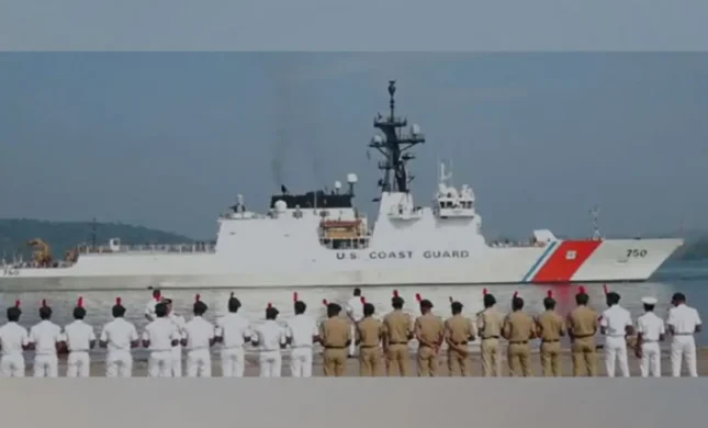 US Coast Guard Ship In Port Blair For Exercises