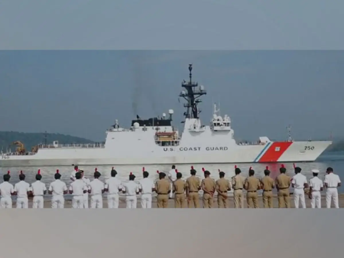 US Coast Guard Ship In Port Blair For Exercises