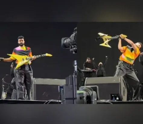 AP Dhillon Has Indians Mad For Breaking His Guitar On Coachella Stage