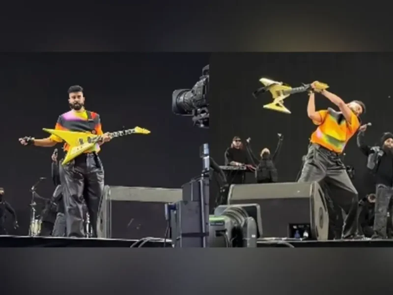 AP Dhillon Has Indians Mad For Breaking His Guitar On Coachella Stage