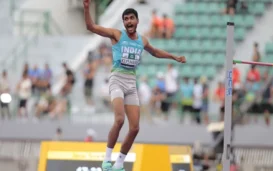 In California, Sarvesh Kushare Wins High Jump Title