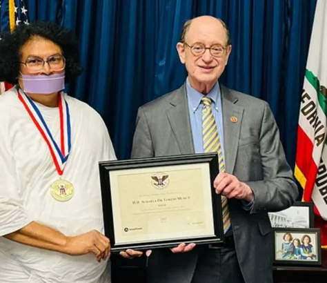 Jain Monk Acharya Lokesh Receives US Presidential Award for Peace Efforts