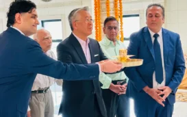 State Dept. Officials Visit Jain Temple In Buena Park, CA