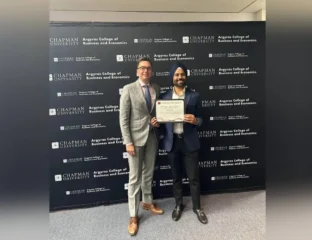 Avneet Singh Wins Chapman University’s Faculty Award