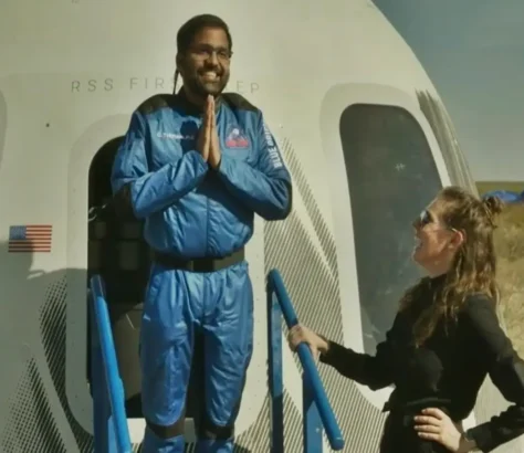 Gopichand Thotakura Launches Into Space From Texas Aboard Blue Origin