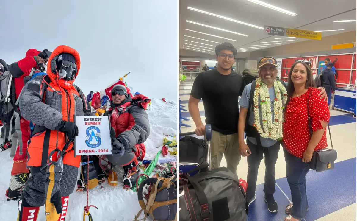 Indian American Grandfather Summits Everest